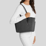 MICHAEL KORS Marilyn Medium Signature Logo Tote Bag Black 35F5S6AT2B