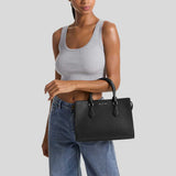 MICHAEL KORS Sheila Medium Satchel Black 35S3S6HS2L