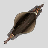 MICHAEL KORS Nayla Medium Signature Logo Messenger Bag Brown 35S6G5ZM2B