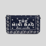 MARC JACOBS The Mini Bag In Printed Grained Leather Navy Multi 2R5SMN003S01