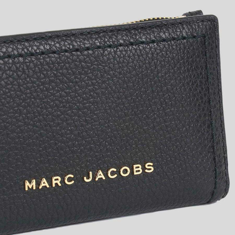 MARC JACOBS Groove Small Slim Bifold Wallet Black 4P4SMP025S01