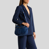 MARC JACOBS Preppy Natasha Nylon Crossbody Azure Blue M0014625