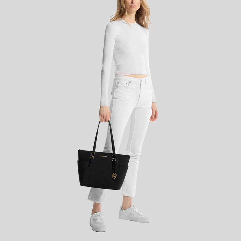 MICHAEL KORS Charlotte Tote Black 35T0GCFT7L