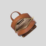 MICHAEL KORS Jaycee XS Convertible Zip Pocket Backpack Brown 35T2G8TB1B