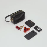 COACH Mini Carey Crossbody Bag Black CEA02