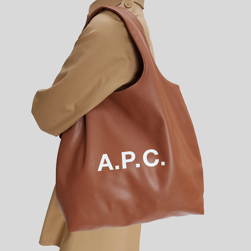 A.P.C. Ninon Tote Bag Nut Brown PUAATM61565