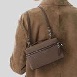 TORY BURCH Slim Romy Top Handle Bag Wild Mushroom 178948