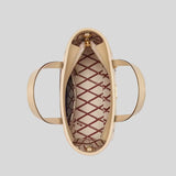 MCM Mini Toni Top-Zip Shopper In Visetos Beige MWPAATN04I8001