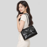 TORY BURCH Kira Diamond Quilt Convertible Shoulder Bag Black 174882