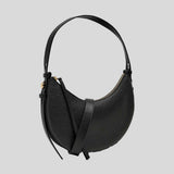 TORY BURCH Romy Half Moon Bag Black 178677