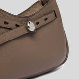 TORY BURCH Romy Zip Top Crossbody Bag Wild Mushroom 179955