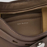 TORY BURCH Romy Zip Top Crossbody Bag Wild Mushroom 179955