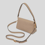 TORY BURCH Small Charlie Shoulder Bag Soft Cement 180725