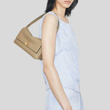 TORY BURCH Small Charlie Shoulder Bag Soft Cement 180725