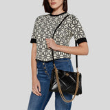 TORY BURCH Small Kira Diamond Quilt Shoulder Bag Black 161885
