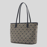 TORY BURCH T Monogram Small Zip Tote Tory Navy 184933