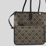 TORY BURCH T Monogram Small Zip Tote Tory Navy 184933