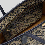 TORY BURCH T Monogram Small Zip Tote Tory Navy 184933