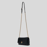 TORY BURCH Charlie Quilted Chain Crossbody Bag Black 186041