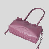TORY BURCH Small Ella NATUURA™ Drawstring Tote Plum Haze 178768