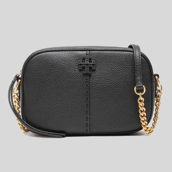 Tory Burch McGraw Camera Bag Black 147578 lussocitta lusso città