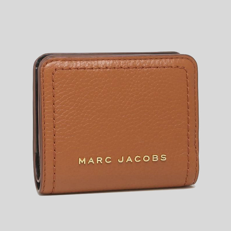 MARC JACOBS Groove Mini Compact Wallet Smoke Almond S101L01SP21