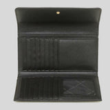 Michael Kors Jet Set Travel Large Trifold Wallet Black 35S8GTVF7L