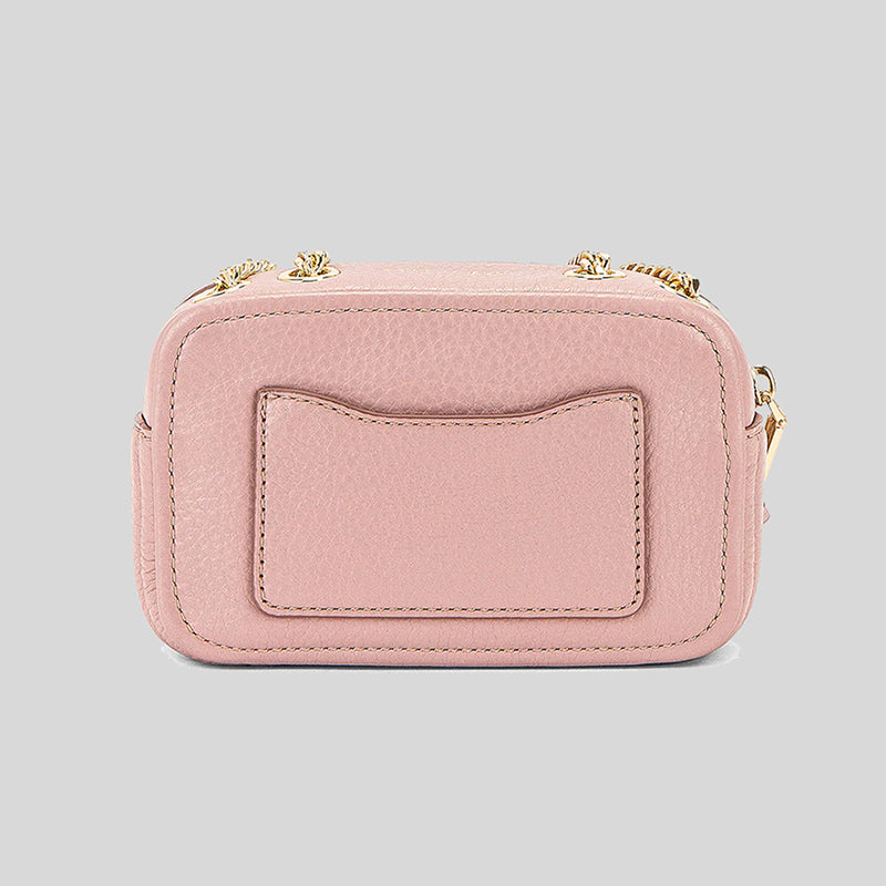 MARC JACOBS The Glam Shot Leather Crossbody H121L01FA21 Adobe Rose