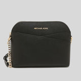 Michael Kors Jet Set Travel MD Dome Crossbody Bag 35F1GTVC6T Black