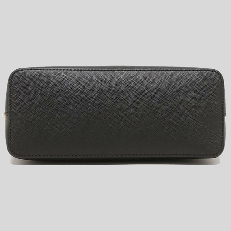Michael Kors Jet Set Travel MD Dome Crossbody Bag Black 35F1GTVC6T