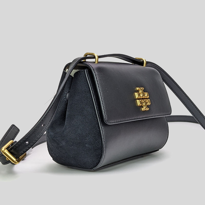 Tory Burch Juliette Leather Suede Small Crossbody Black 89685