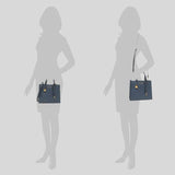 Marc Jacobs Mini Grind Coated Leather Tote Azure Blue M0015685