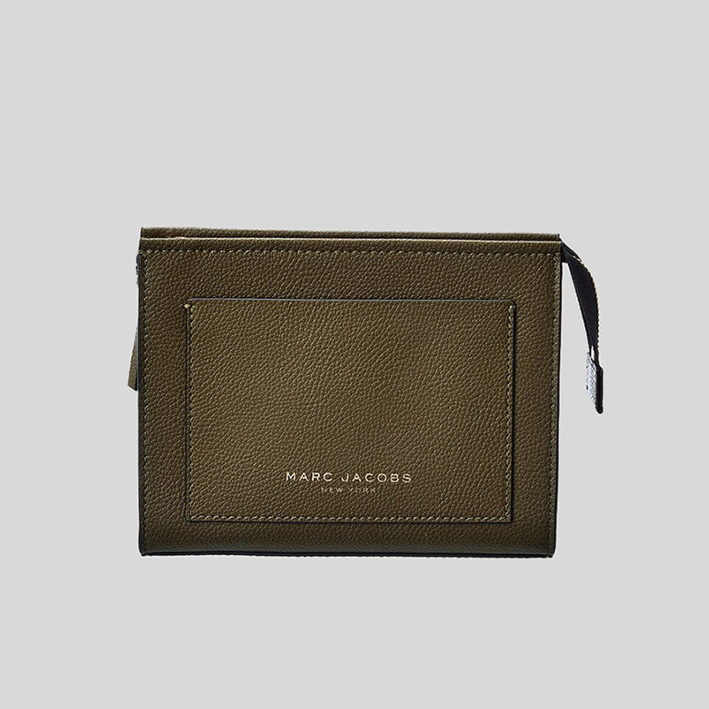 Marc Jacobs The Grind Leather Cosmetic Bag Beech S202L01PF22